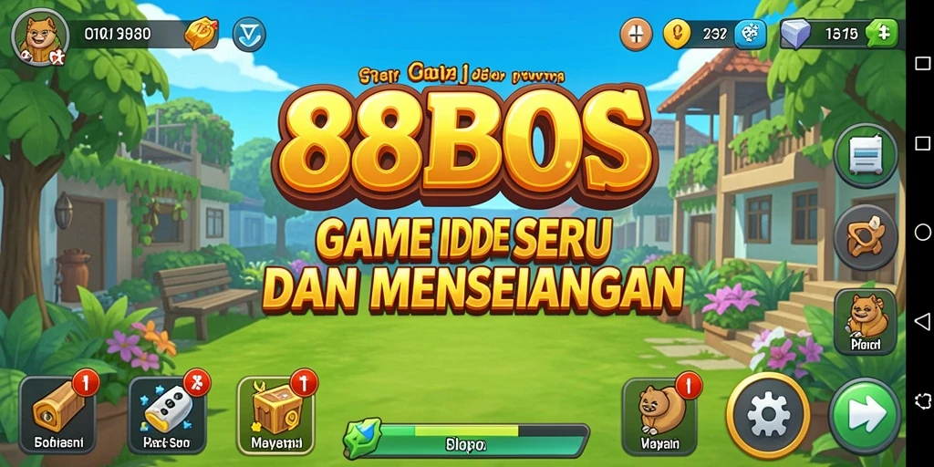 Tampilan gameplay utama 88BOS yang menarik dan interaktif.