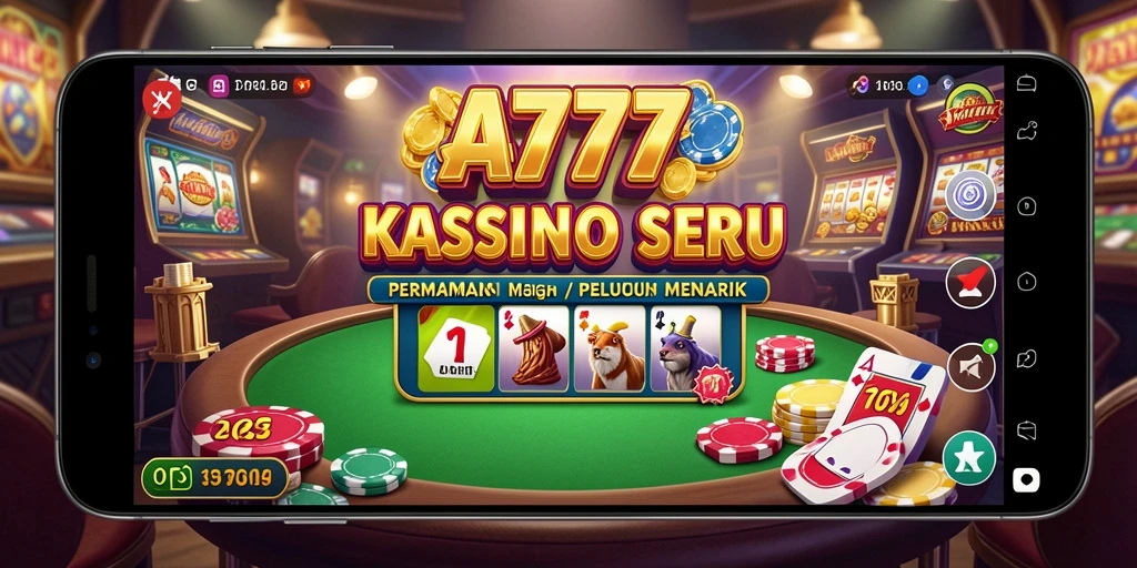 Tampilan gameplay A7777 yang menarik dan penuh aksi Kasino.