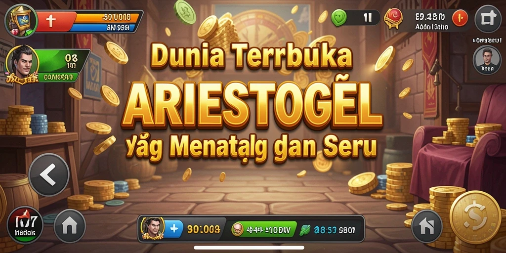 Gameplay ARIESTOGEL yang menampilkan petualangan Open World yang seru.