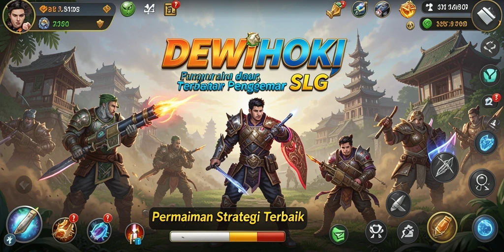 Screenshot utama DEWIHOKI menampilkan aksi pertempuran yang mendebarkan.