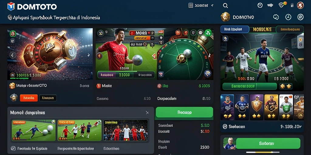 Tampilan gameplay DOMTOTO yang menarik dan interaktif.