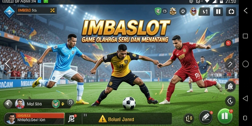 Tampilan menarik dari gameplay <strong>IMBASLOT</strong> yang penuh aksi olahraga.