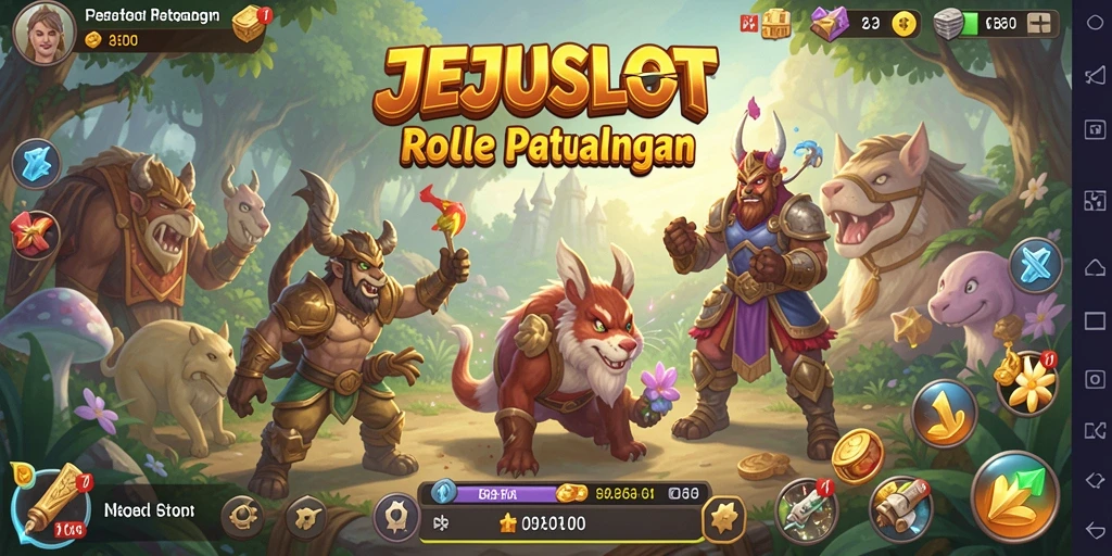 Screenshot JEJUSLOT menampilkan aksi pertarungan yang mendebarkan.