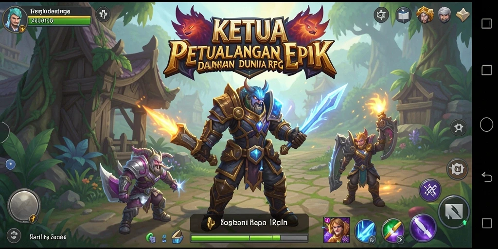 Tampilan gameplay KETUA dengan aksi mendebarkan dan karakter menarik.